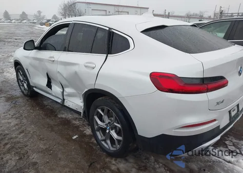 2020 BMW X4 xDrive30I z USA, uszkodzony, nr VIN 5UX2V1C01L9B85429